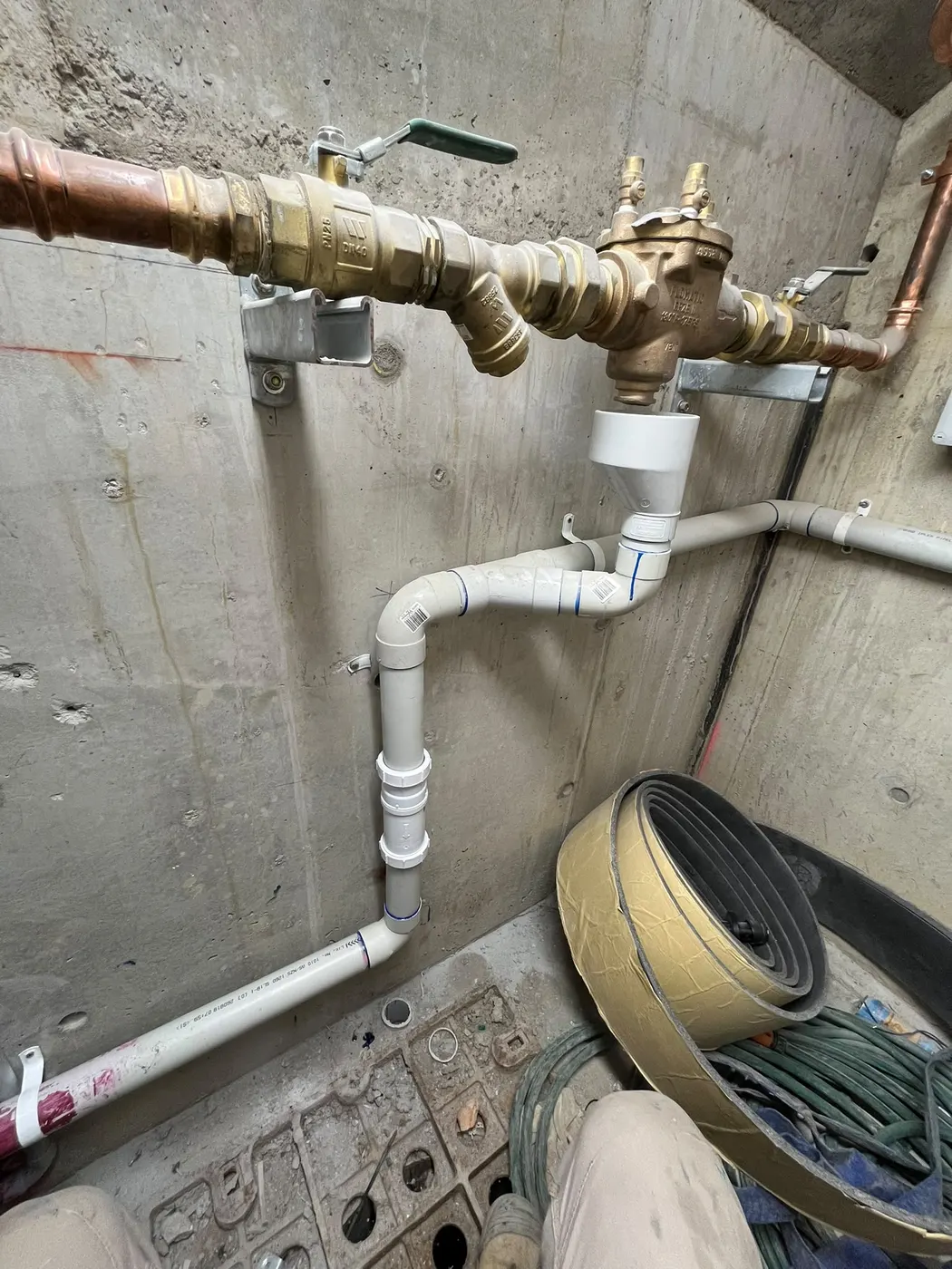 Commercial water service and valves