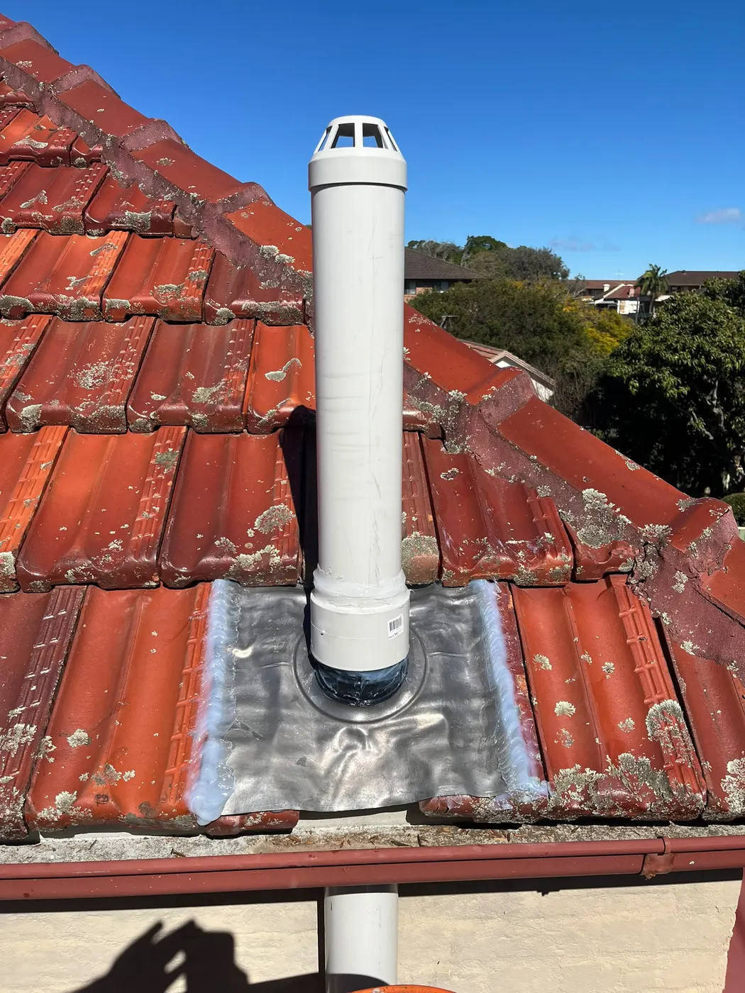 Roof vent and flashing