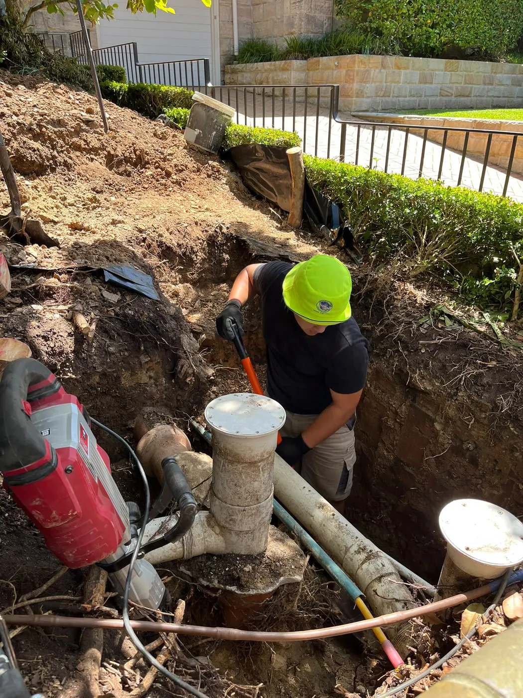 Sewer line replacement